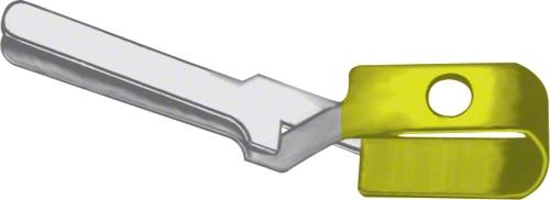 MEHDORN Micro vascular clip, angled, oblique serrated, 6 mm opening width, 1 mm, closing force 0,10 - 0,15 N, temporary, for vessels