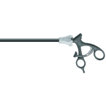 BABCOCK ADTEC SINGLE USE Organ Grasping Forceps, complete instrument, 310 mm, diam. 10 mm, with ratchet, double action, sterile, disposable, package of 5 pieces