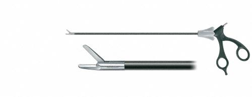 ADTEC MONOPOLAR Peritoneal Scissors, complete instrument, monopolar, straight, working length: 310 mm (12 1/4"), diam. 5 mm, serrated (fine), blunt/blunt, rotatable, insulated, single action, consisting of PM973R, PO601R, PO958R, detachable, non-steril...