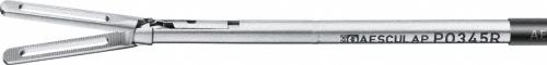 ADTEC MINI Grasping Forceps, jaw inserts, straight, 200 mm (7 7/8"), diam. 3,50 mm, serrated, fenestrated, double action, non-sterile, reusable