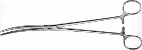 CRAFOORD Hemostatic Forceps, curved, 245 mm (9 5/8"), delicate, blunt, non-sterile, reusable