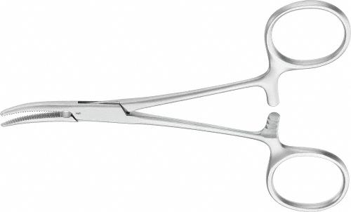 SPENCER-WELLS Hemostatic Forceps, curved, 150 mm (6"), blunt, non-sterile, reusable