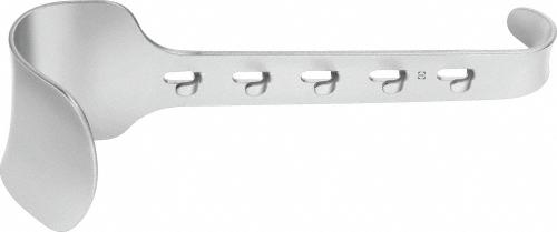 KIRSCHNER Abdominal Retractor, blade only, depth: 48 mm, width: 66 mm, non-sterile, reusable