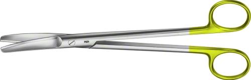 SIMS DUROTIP TC Uterine Scissors, curved, 200 mm (7 7/8"), blunt/blunt, non-sterile, reusable