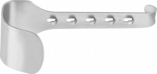 KIRSCHNER Abdominal Retractor, blade only, depth: 78 mm, width: 58 mm, non-sterile, reusable