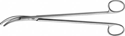 KIEBACK Hysterectomy Scissors, curved to side, 260 mm (10 1/4