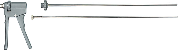 BIPOLAR COAGULATION FORCEPS, DETACHABLE, COMPLETE WITH STANDARD HANDLE, WITHOUT INSERT, Ø 5MM, 450MM WORKING LENGTH