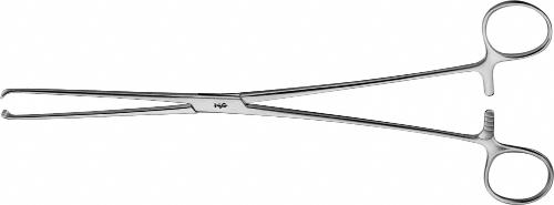 ALLIS Intestinal Grasping Forceps, straight, 255 mm (10"), slender pattern, toothed (5x6), non-sterile, reusable