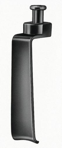 CASPAR SPINE CLASSICS Retractor Blade, medial, toothed, blunt, depth: 70 mm, black, non-sterile, reusable
