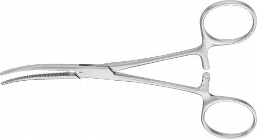 PEAN Hemostatic Forceps, curved, 140 mm (5 1/2"), blunt, non-sterile, reusable