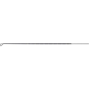 NOIR Micro Curette, 45 °, angled, 200 mm (7 7/8"), diam. 6,50 mm, black, non-sterile, reusable