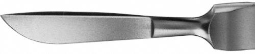 Scalpel, 150 mm (6"), bellied, Fig. 3, non-sterile, reusable