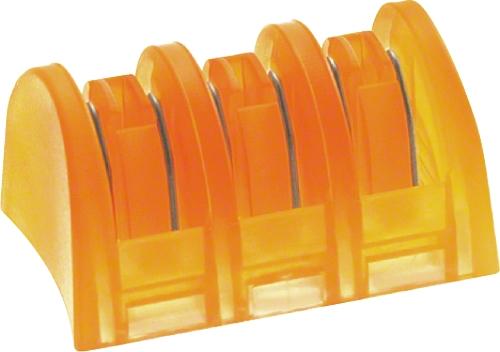 Single fire clips, titanium, large, orange, 11 mm, 10.7 mm, sterile, package of 20 cartridges, to be used with FB246R; FB249R; FB252 R; FB248R; FB251R; FB253R; PL528R