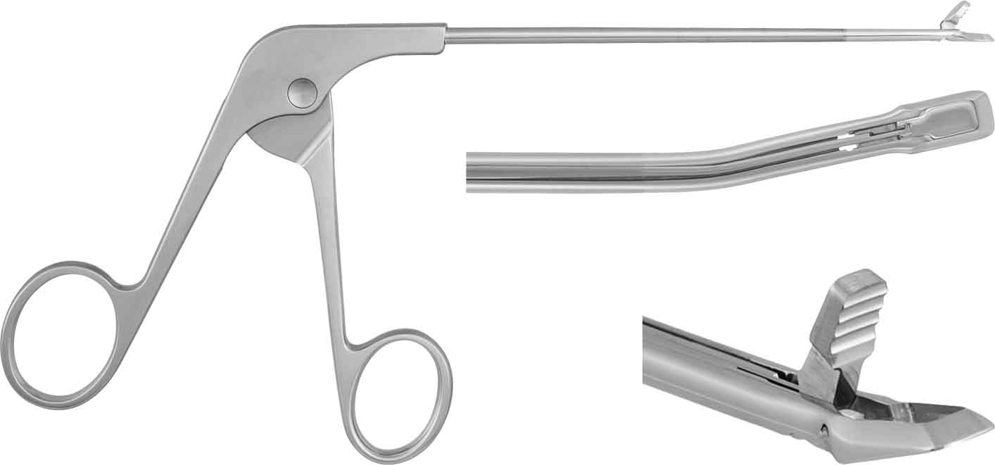 DUCKBILL PUNCH, UPBITER, BITE WIDTH 3,2MM, CURVED LEFT 
