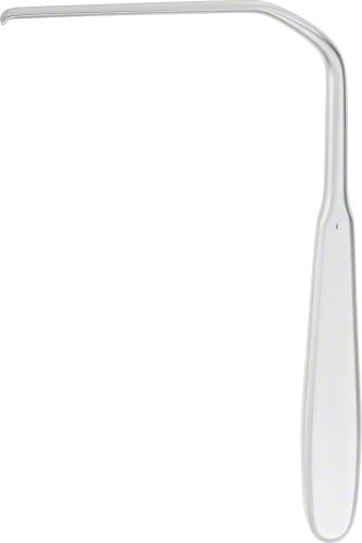 HESS Nerve Root Retractor, 90 °, angled, 175 mm (6 7/8"), working length: 90 mm (3 1/2), blunt, width: 7 mm, non-sterile, reusable