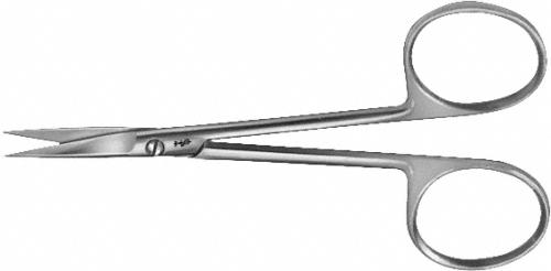 Delicate Scissors, straight, 95 mm (3 3/4"), delicate pattern, sharp/sharp, non-sterile, reusable