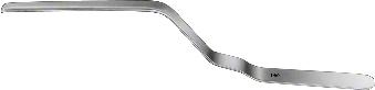 CASPAR Nerve Root Retractor, 240 mm (9 1/2"), working length: 90 mm (3 1/2), bayonet-shaped, blunt, width: 8 mm, non-sterile, reusable