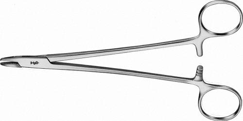 ADSON Needleholder, straight, 180 mm (7"), longitudinal opening in 1 jaw, non-sterile, reusable