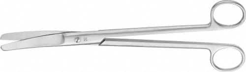 SIMS Uterine Scissors, curved, 230 mm (9"), blunt/blunt, non-sterile, reusable