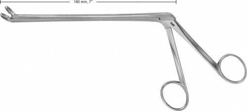 LOVE-GRUENWALD Rongeur, 150 °, upwards cutting, 180 mm (7"), 3 x 10 mm
