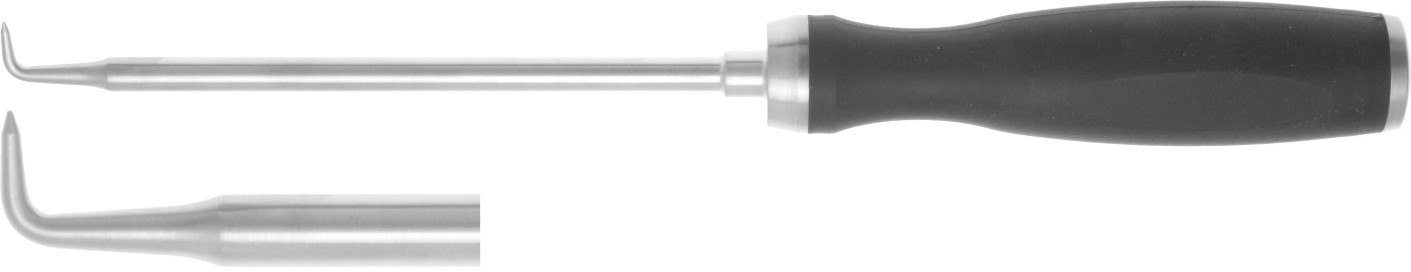 MICROFRACTURE PICK, 90° 125MM WORKING LENGTH, SILICONE HANDLE BLACK