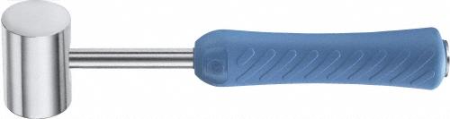 OMBREDANNE Mallet, 240 mm (9 1/2"), diam. 40 mm, peek handle, stainless steel, 900 g, 550 g