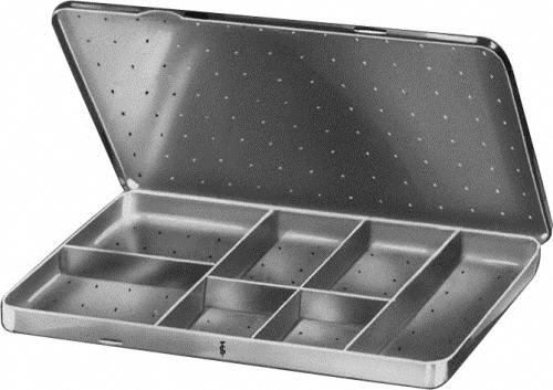 Needle Case, perforated, 150 x 90 x 10 mm, non-sterile, reusable