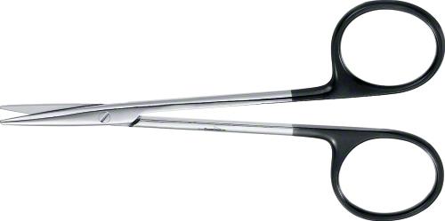 SUPERCUT Dissecting Scissors, straight, 115 mm (4 1/2"), delicate pattern, wave cut, blunt/blunt, non-sterile, reusable
