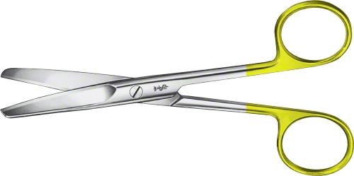 DUROTIP TC Surgical Scissors, curved, 145 mm (5 3/4"), blunt/blunt, non-sterile, reusable