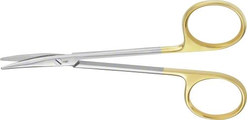 DUROTIP TC Dissecting Scissors, curved, 115 mm (4 1/2"), delicate pattern, blunt/blunt, non-sterile, reusable