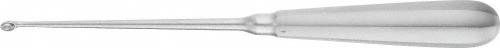 SIMON Bone Curette, 235 mm (9 1/4"), Fig. 00, width: 4,400 mm, non-sterile, reusable