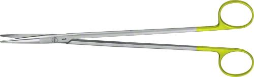 NELSON-METZENBAUM (MC INDOE) DUROTIP TC Dissecting Scissors, straight, 230 mm (9"), blunt/blunt, non-sterile, reusable