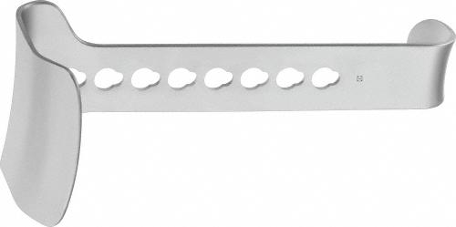 SEMM Abdominal Retractor, blade only, depth: 53 mm, width: 54 mm, non-sterile, reusable