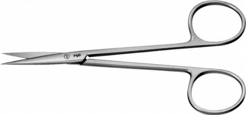 KILNER Dissecting Scissors, straight, 115 mm (4 1/2"), delicate pattern, sharp/sharp, non-sterile, reusable