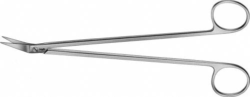 POTTS-DE MARTEL Vascular Scissors, angled, 25 °, 185 mm (7 1/4"), sharp/sharp, non-sterile, reusable