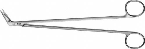 POTTS-DE MARTEL Vascular Scissors, angled, 60 °, 220 mm (8 3/4"), sharp/sharp, non-sterile, reusable