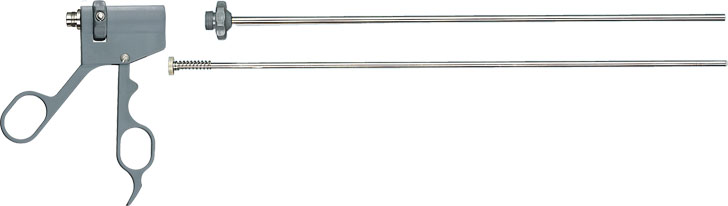 BIPOLAR COAGULATION FORCEPS, DETACHABLE, COMPLETE WITH RING HANDLE, WITHOUT INSERT, Ø 5MM, 450MM WORKING LENGTH