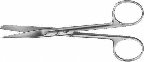 Surgical Scissors, straight, 145 mm (5 3/4"), slender pattern, sharp/blunt, non-sterile, reusable