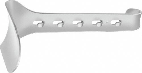 KIRSCHNER Abdominal Retractor, blade only, depth: 91 mm, width: 55 mm, non-sterile, reusable