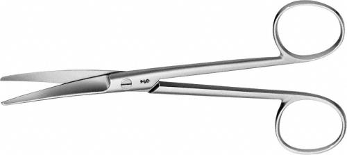 WERTHEIM Dissecting Scissors, curved, 145 mm (5 3/4"), blunt/blunt, non-sterile, reusable
