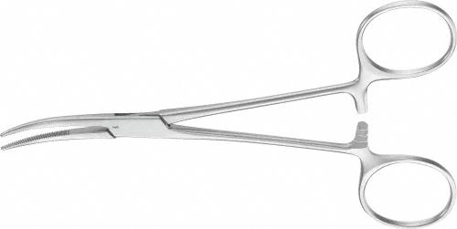 KELLY Hemostatic Forceps, curved, 140 mm (5 1/2