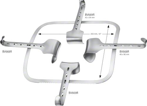 KIRSCHNER Frame, frame only, 275 mm (10 3/4"), width: 355 mm, non-sterile, reusable