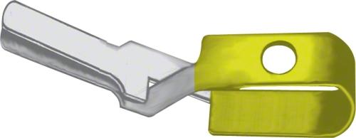 MEHDORN Micro vascular clip, angled, oblique serrated, 4 mm opening width, 1 mm, closing force 0,10 - 0,15 N, temporary, for vessels