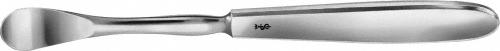 SEDILLOT Raspatory, curved, 185 mm (7 1/4"), sharp, width: 18 mm, non-sterile, reusable