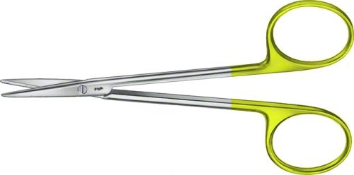 DUROTIP TC Dissecting Scissors, straight, 115 mm (4 1/2"), delicate pattern, blunt/blunt, non-sterile, reusable