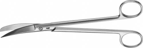 SIMS Uterine Scissors, curved, 200 mm (7 7/8"), sharp/blunt, non-sterile, reusable