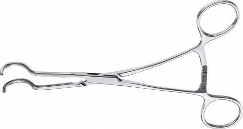 DALE ATRAUMATA Vascular Clamp, 175 mm (6 7/8"), toothing DE BAKEY, scooped jaw, Size S, non-sterile, reusable