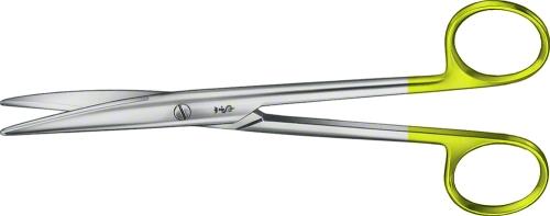 MAYO-LEXER DUROTIP TC Dissecting Scissors, curved, 165 mm (6 1/2"), blunt/blunt, non-sterile, reusable