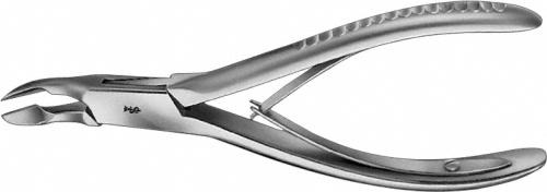 Bone Cutting Forceps, angled, 130 mm (5 1/8"), non-sterile, reusable