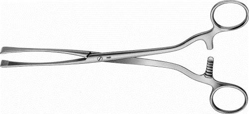 GREEN-ARMYTAGE Uterine Clamp Forceps, straight, 220 mm (8 3/4"), non-sterile, reusable